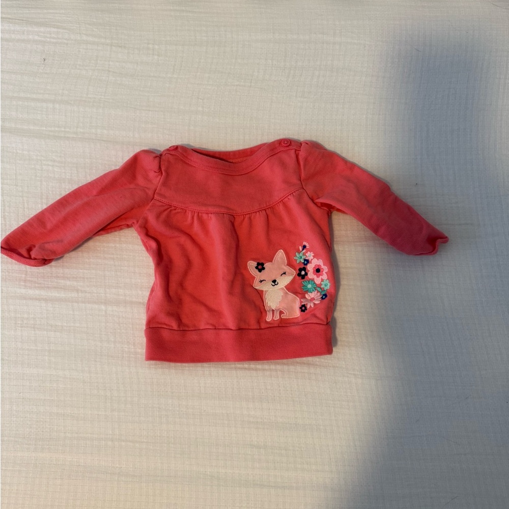 Coral Long Sleeve 3mo